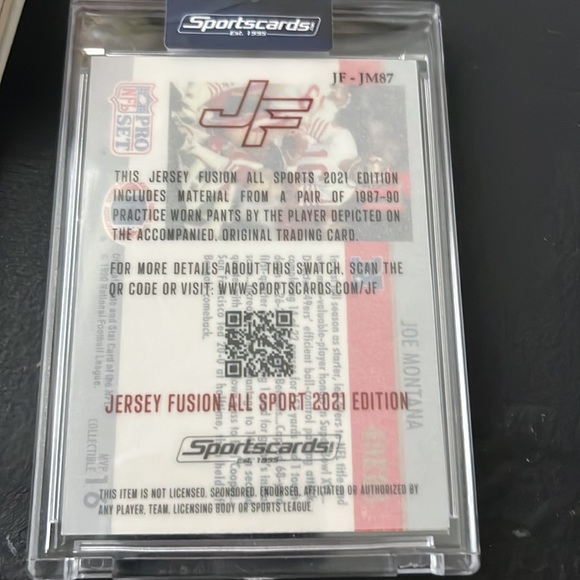 Sealed mvp joe Montana - Picture 3 of 3